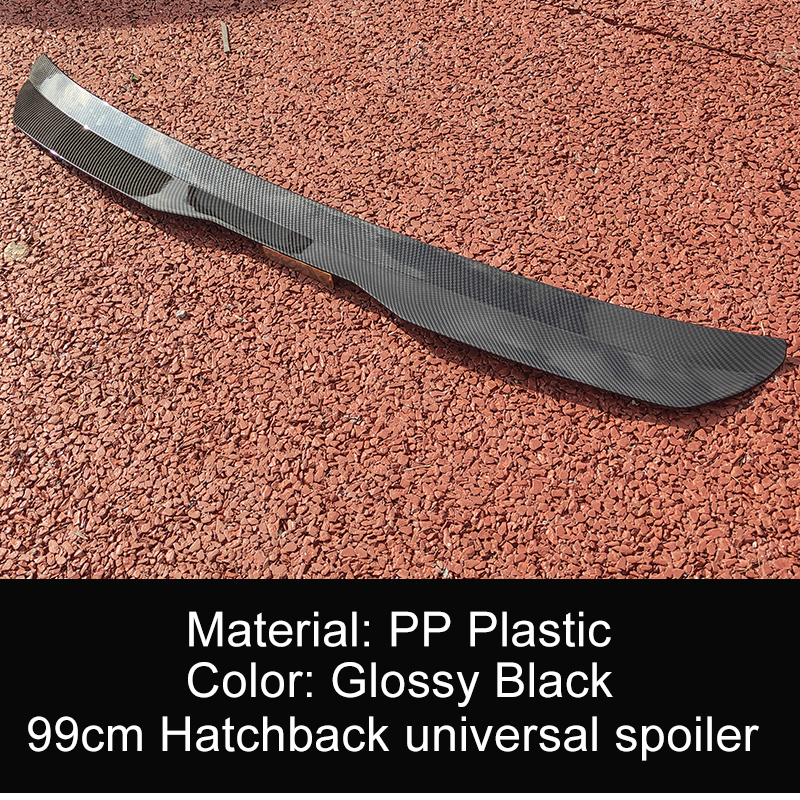 Alerón Universal para coche de 99CM, alas para la mayoría de los vehículos SUV Hatchback, maletero de techo trasero, ala de labio de cola de pato, piezas de accesorios de estilismo: Gris oscuro