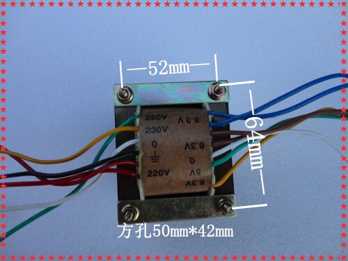 85W Buizenversterker Transformator Buis Buis Transformator Volledige Koperdraad Pakket EI76 * 50 Geschikt Voor 6P1 6P14 6P6P