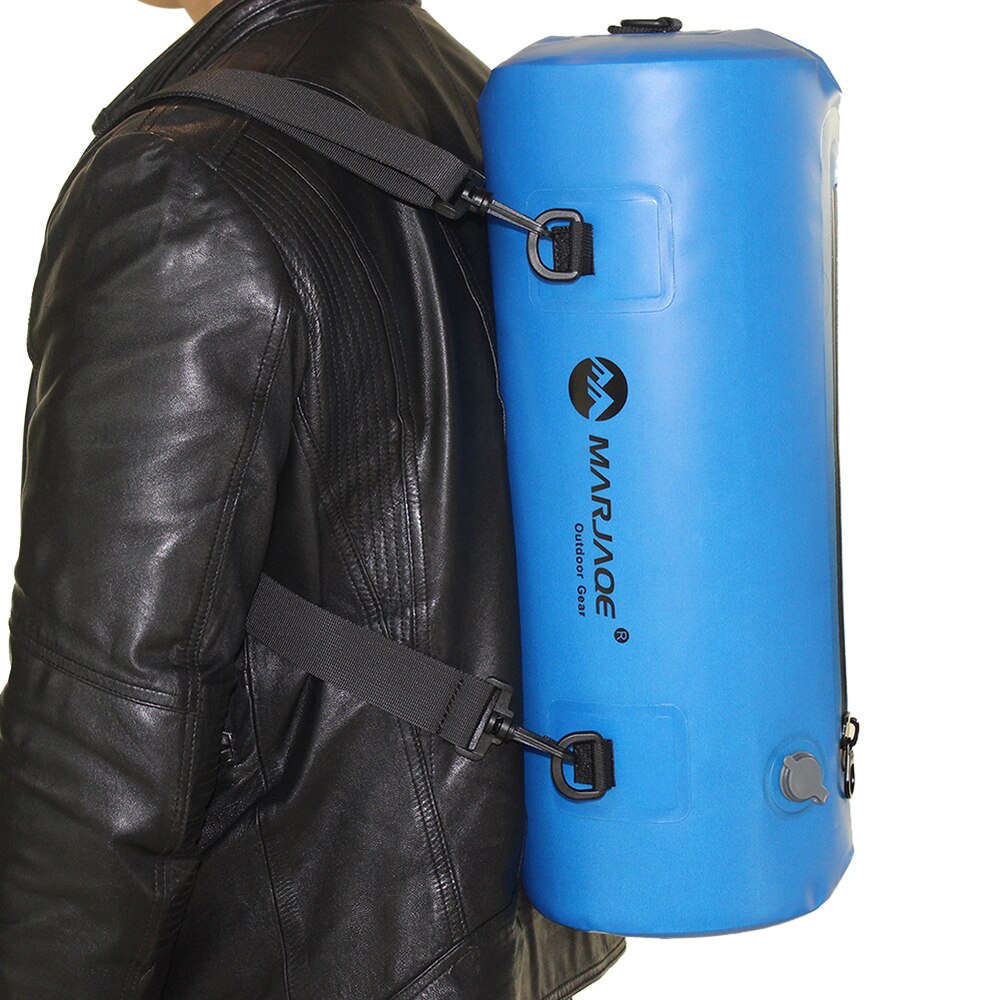 12L Large Capacity Fully Airtight TPU Outdoor Waterproof Swimming Bag Backpack Dry Double Shoulder Bag Handbag Pouch for Beach