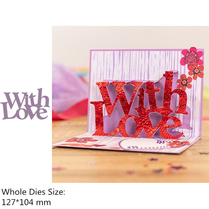 Pop-Up Woord Gelukkige Verjaardag Metalen Stansmessen Voor Scrapbooking En Kaarten Maken Craft Die Cuts: H4146
