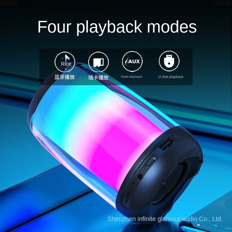 Kabelloser bluetooth-lautsprecher, mini, klein, mit hoher lautstärke, für den haushalt, mobiltelefon, subwoofer, tragbar, für den außenbereich