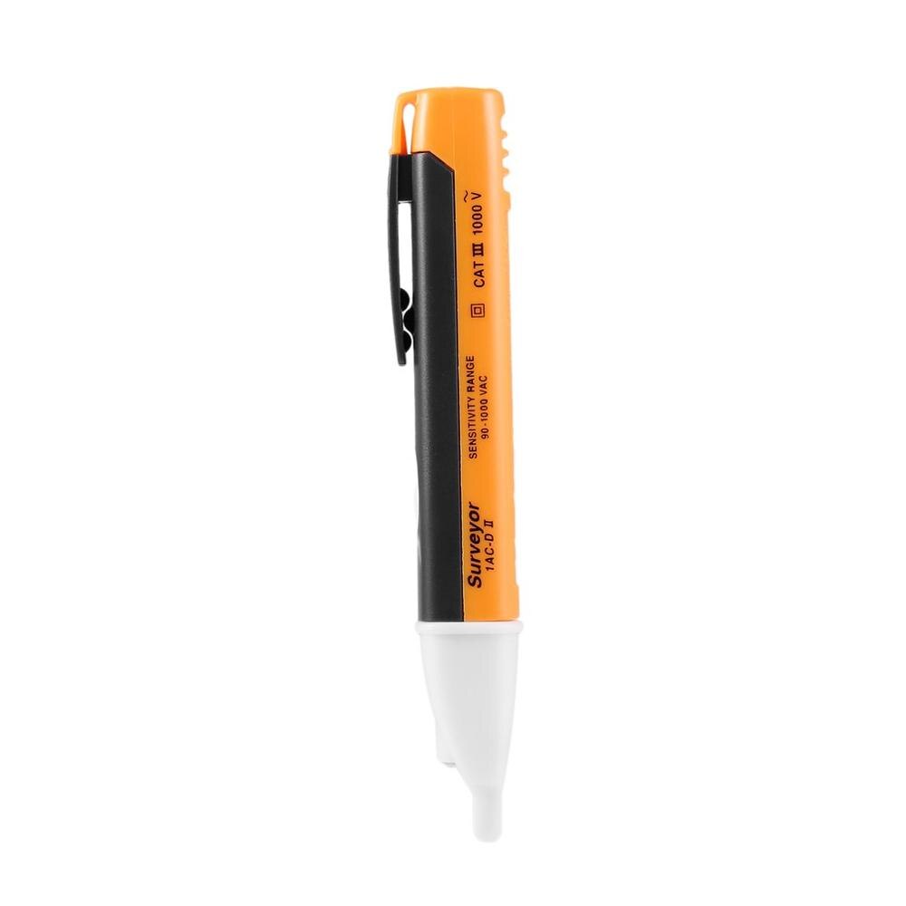 1AC-D Contactloze Spanningstester Pen Elektrische Voltage Indicator Socket Outlet Live Wire Checker Breekpunt Detector 90-1000V