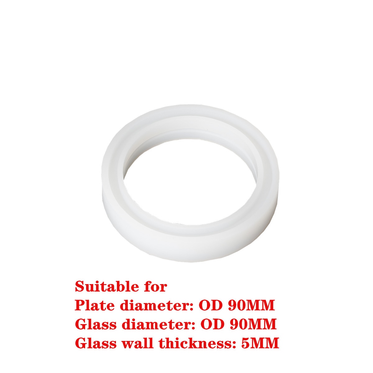 Glass Silicone gasket for 3" distillation glass column