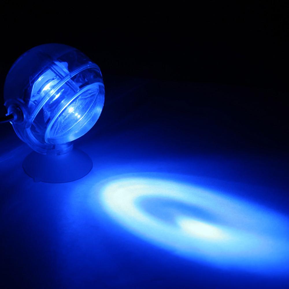 Mini foco LED impermeable para acuario, luz sumergible para pecera, lámpara de iluminación subacuática, suministros para mascotas, 1W