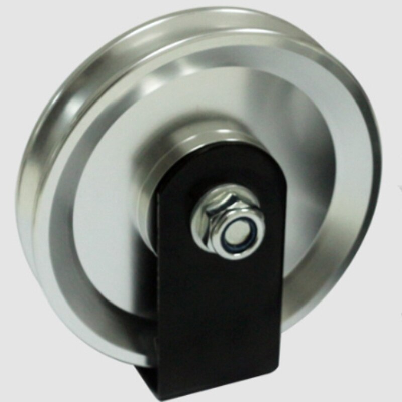 Draghjul aluminiumlegeringsremskiva fitnessutrustning gym stödremskiva för rygg