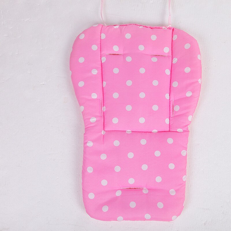 1pc universal barnvagn kudde barnvagn bomull pad matsal stol kudde vattentät pad: Rosa