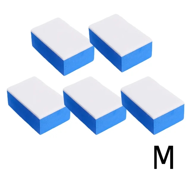 Esponja de limpieza de película de aceite de vidrio para coche, esponjas de pulido para limpiaparabrisas, cepillo de fieltro de lana para parabrisas de coche, herramientas de eliminación de polvo de aceite, accesorios: YELLOW