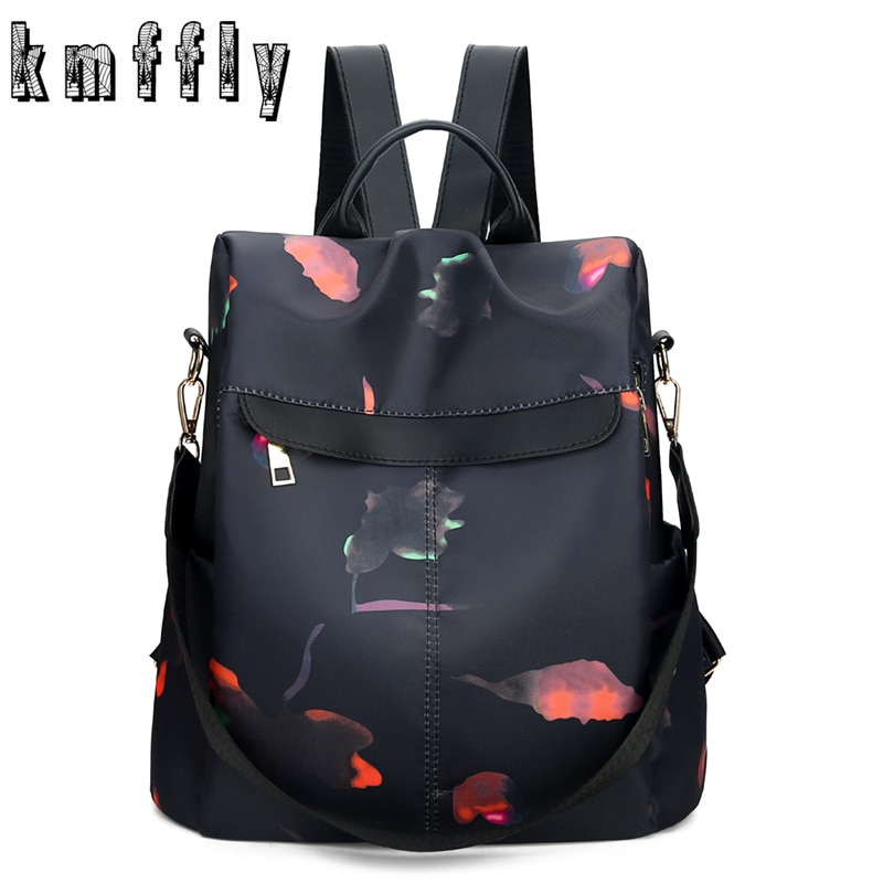 Waterproof Anti-theft Backpack Women Backpacks School Bags for Girls Black Oxford Famous Brand Mochila Feminina