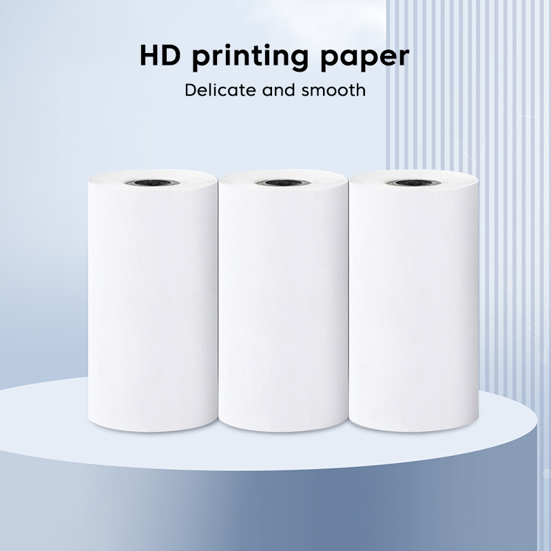 Mini-Druckerpapier, Thermopapier, Etikettenaufkleber, farbiges selbstklebendes Papier für drahtlosen Bluetooth-Foto-Tintenloser Drucker