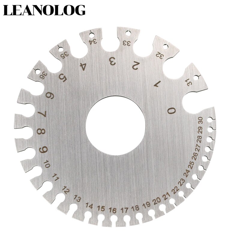 Svejseværktøj i rustfrit stål trådmåler svejsediametermåler svejseinspektion tommemålemålere til måleværktøj