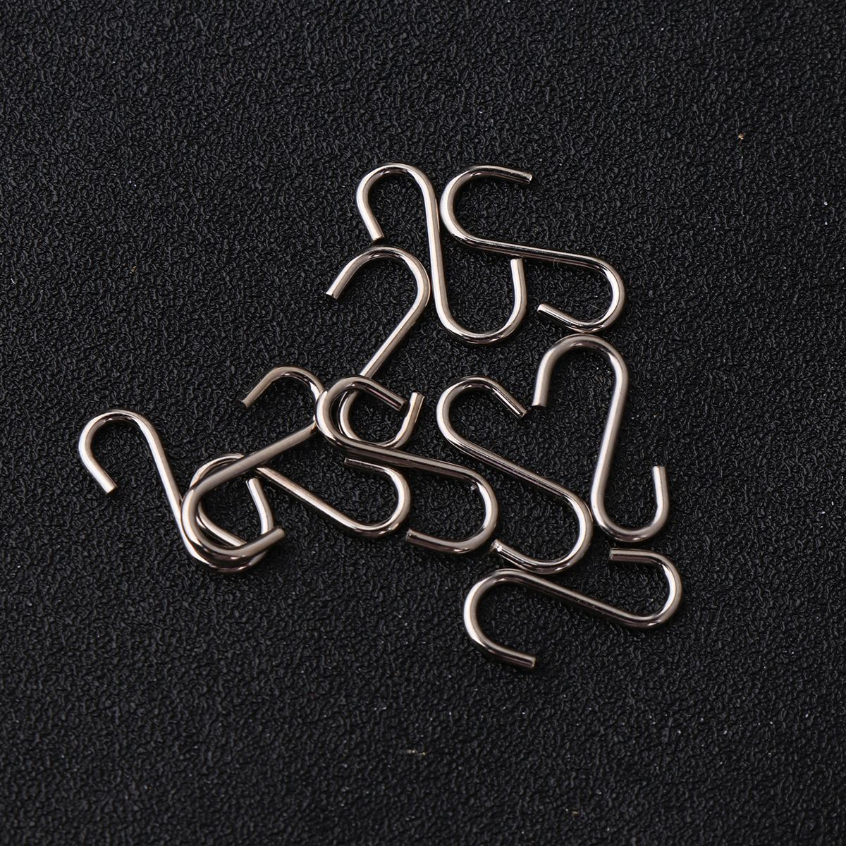 100 stk diy mini s-formede kroge robuste s-formede kroge rustfrit stål s-formede bøjler metal mini s-formede ophæng