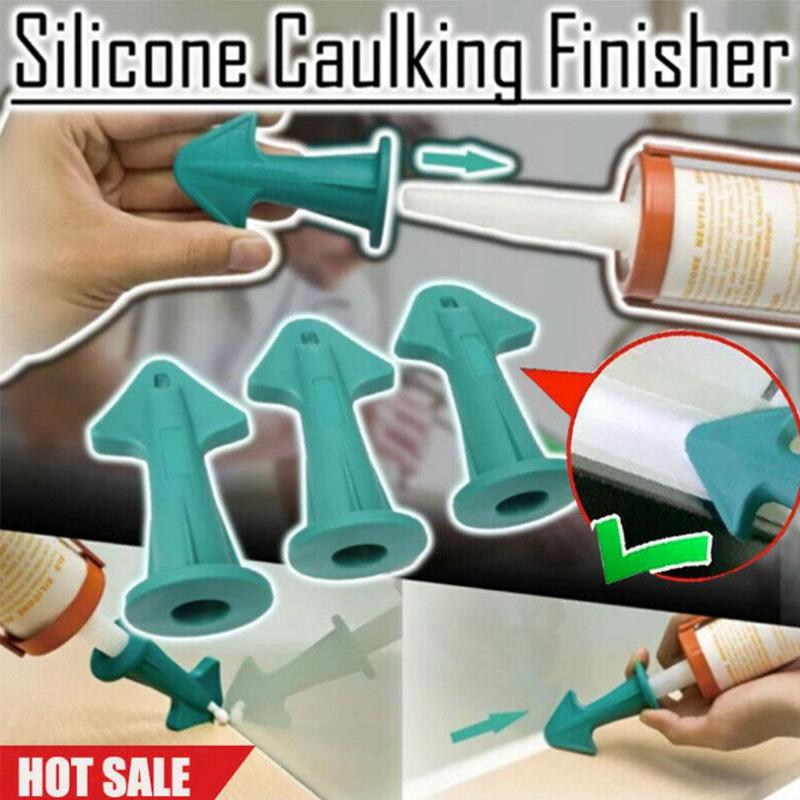 Silicone Removal Sealant Smoothing Squeegee Sealant Kit Tile Cleaning Caulk Grouting Dirt Tools Spatula E7F6