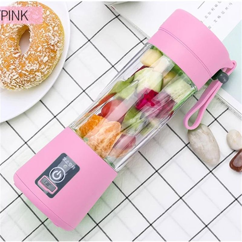 Batidora batidora portátil de 4/6 cuchillas para batidos de leche de zumos de frutas con recargable por USB