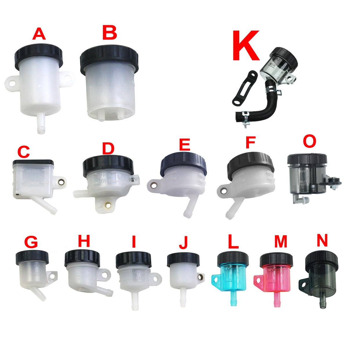 Universale Del Motociclo Leva Freno Serbatoio Olio Freno A Piede Cilindro maestro Tazza di Olio Bottiglia di Fluido Serbatoio sporco bicicletta scooter Pitbike