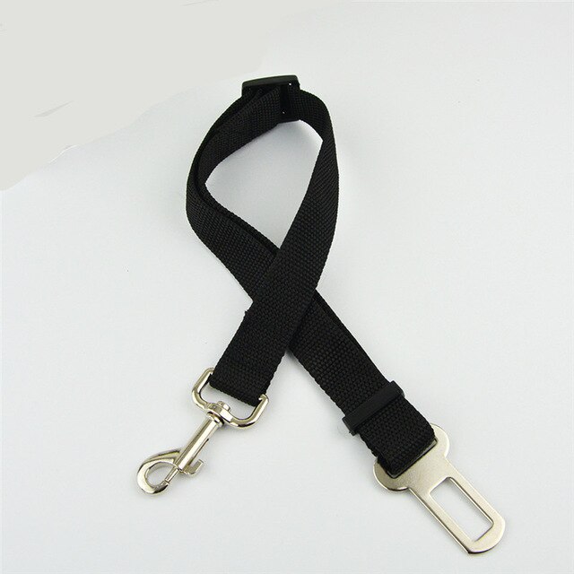 Hond Kat Autogordel Voor Hond Kat Huisdier Goederen Dieren Verstelbare Harnas Lead Leash Kleine Medium Reizen Clip franse Bulldog: Black