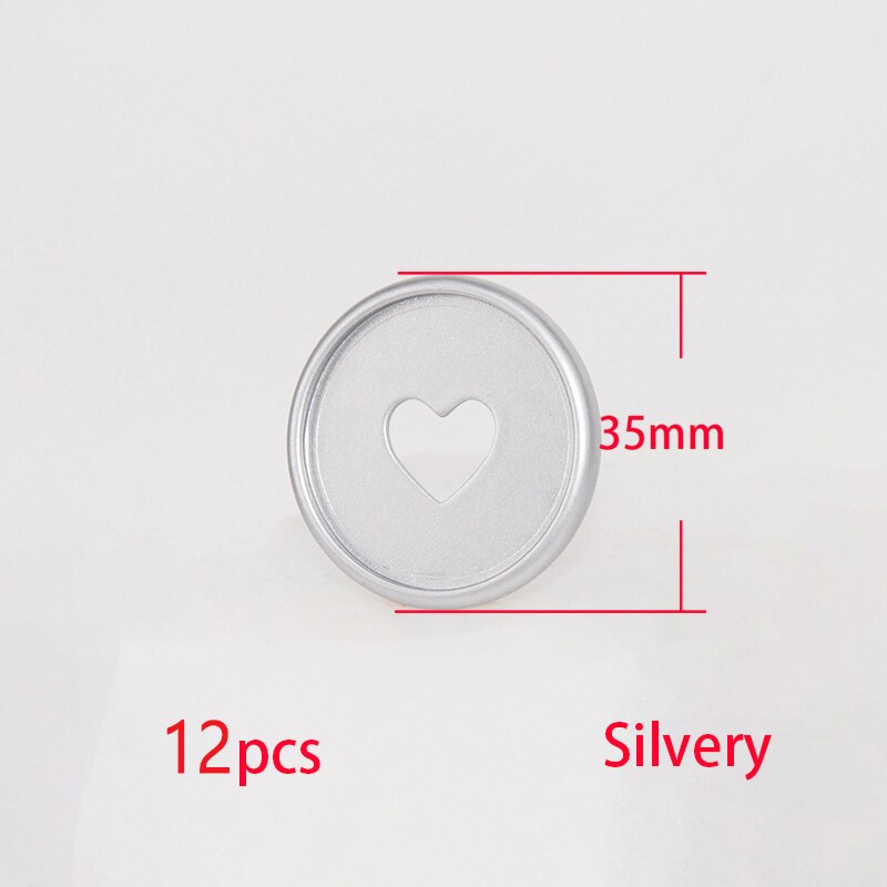 12 sztuk 35mm matowe grzyby Hole dyski wiążące pierścienie plastikowe Notebook Binder dyski grzyb pierścień wiążące Planner Binder dostaw: Silvery-12pcs
