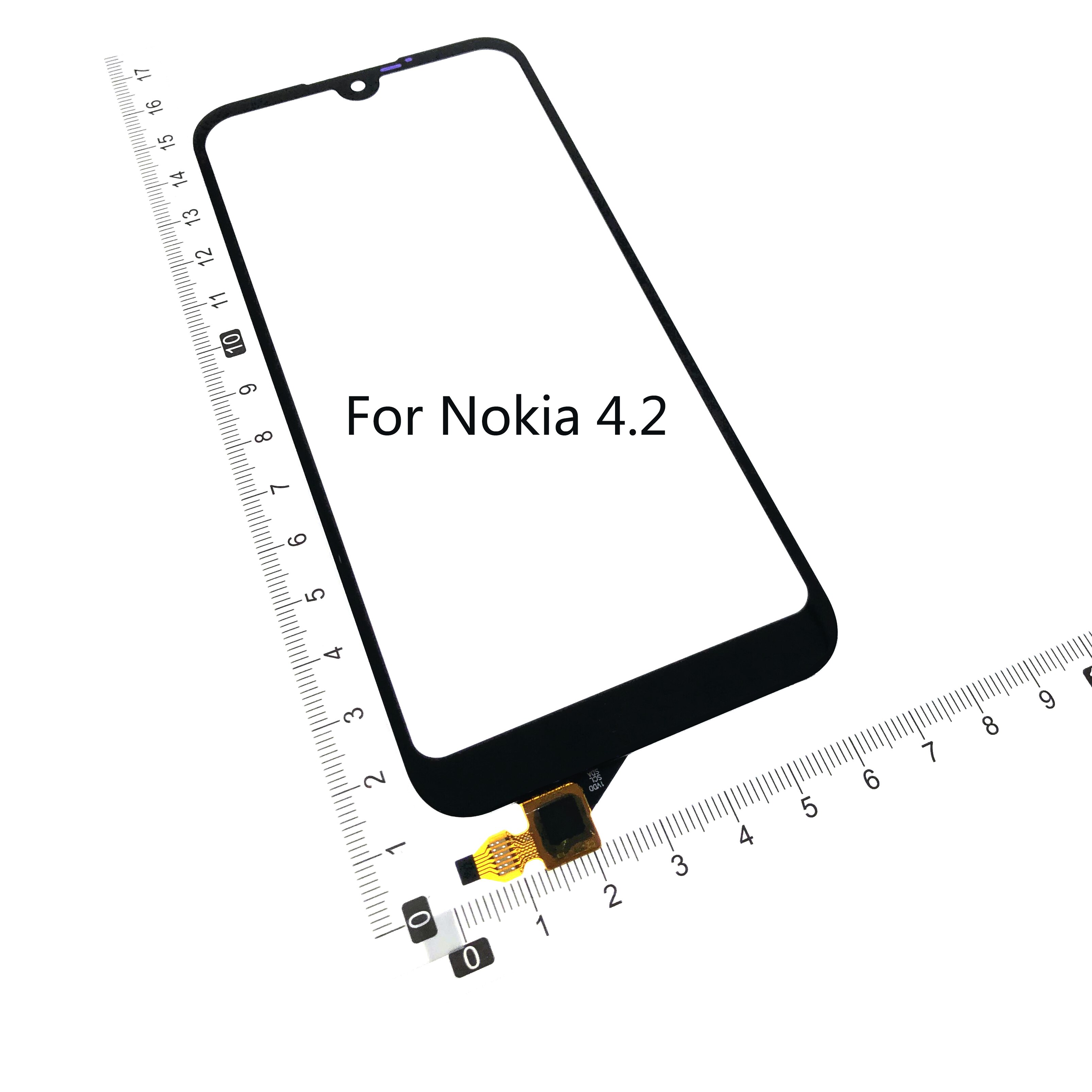 Para nokia 2.2 3.2 4.2 7.1 x6 6.1 plus para nokia 1 n1 telefone tela de toque digitador do painel vidro toque sensor montagem peças: For Nokia 4.2