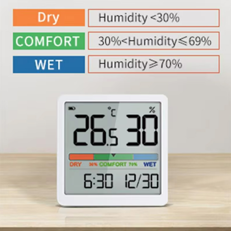 Digital Home Indoor Temperature Humidity Meter LCD Digital Thermometer Hygrometer Sensor Gauge Weather Station
