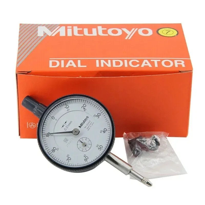 Mitutoyo Dial Indicator Standard Plunger 2046S 10mm Gauge Test Inspection Dial Gauge Standard Plunger Multimeter Tools Dial Gau: Default Title