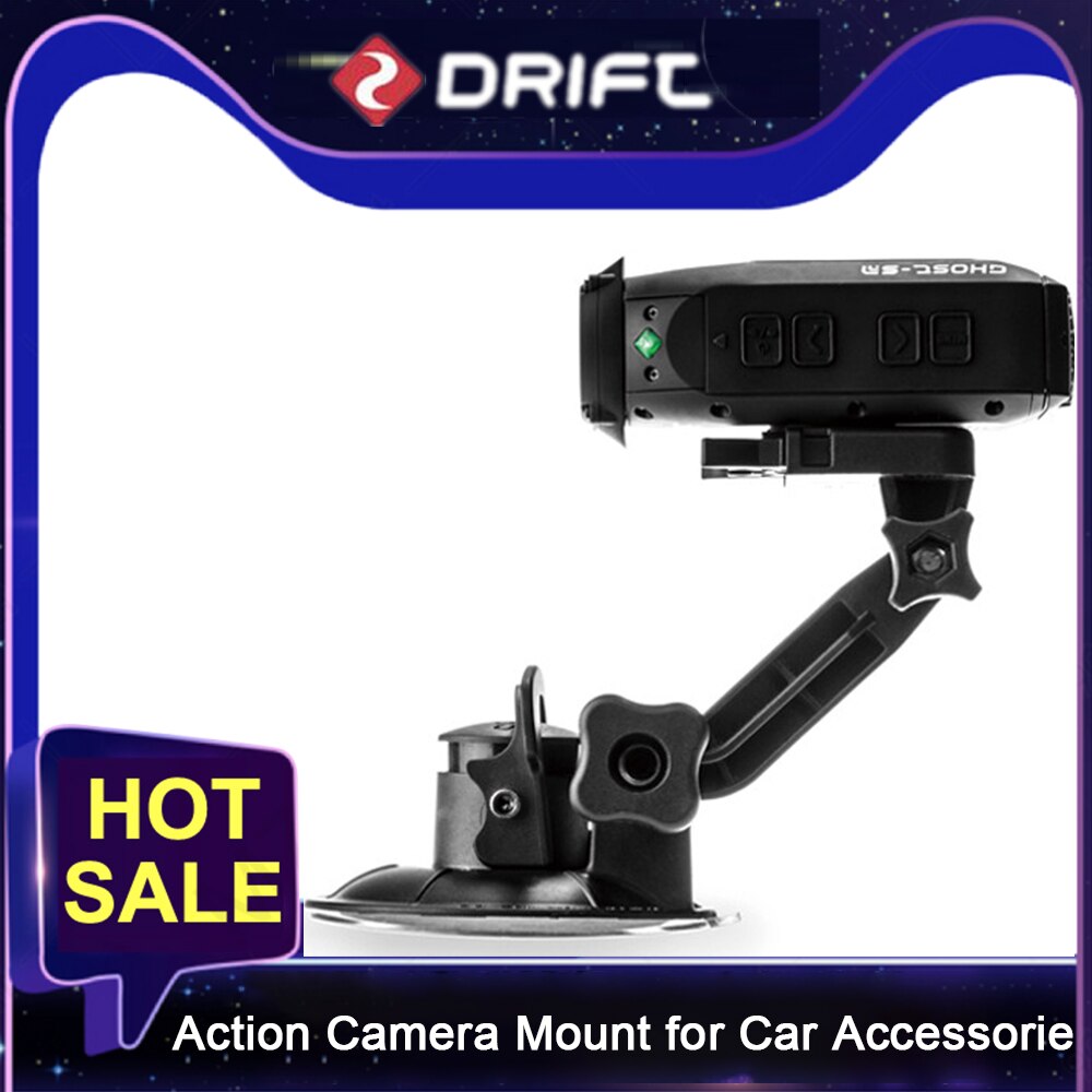 DRIFT Original Action Camera Mount for Ghost 4K/X/S Stealth-2 Car Auto Accessories Convenient adjustable Sports Camera Bracket