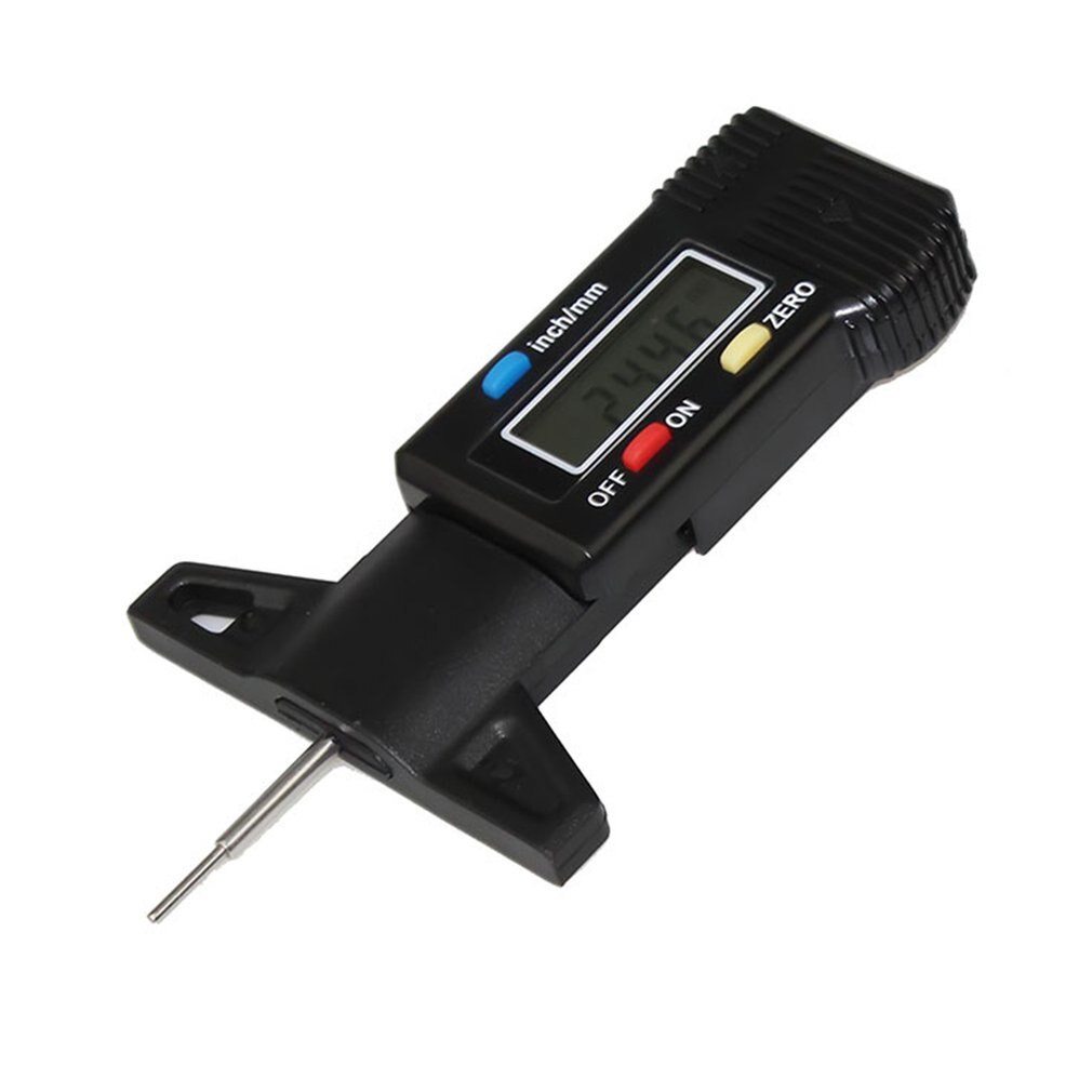 High-Precision Electronic Digital Display Tread Depth Gauge Tread Gauge Depth Vernier Caliper Gauge 0-25Mm