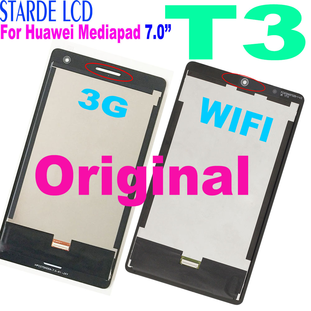 Original 7.0” LCD For Huawei Mediapad T3 7.0 3g or wifi BG2-W09 BG2-U01 BG2-U03 LCD Display Touch Screen Digitizer Assembly