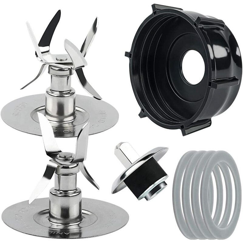 Piezas de repuesto para Oster & Osterizer Blender, cuchillas de hielo 4980 4961, Kit de pasador de acoplamiento de junta