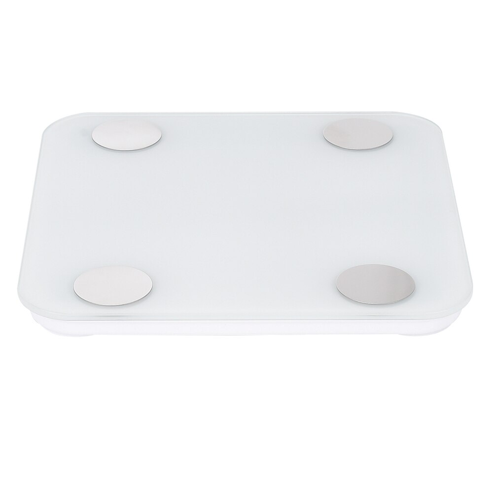 Weighing Scale 1PC Generic Smartphone App Home Floor With R35 Rounded Corners Durable Smart Bluetooth Bathroom Supplies Scales: White A2