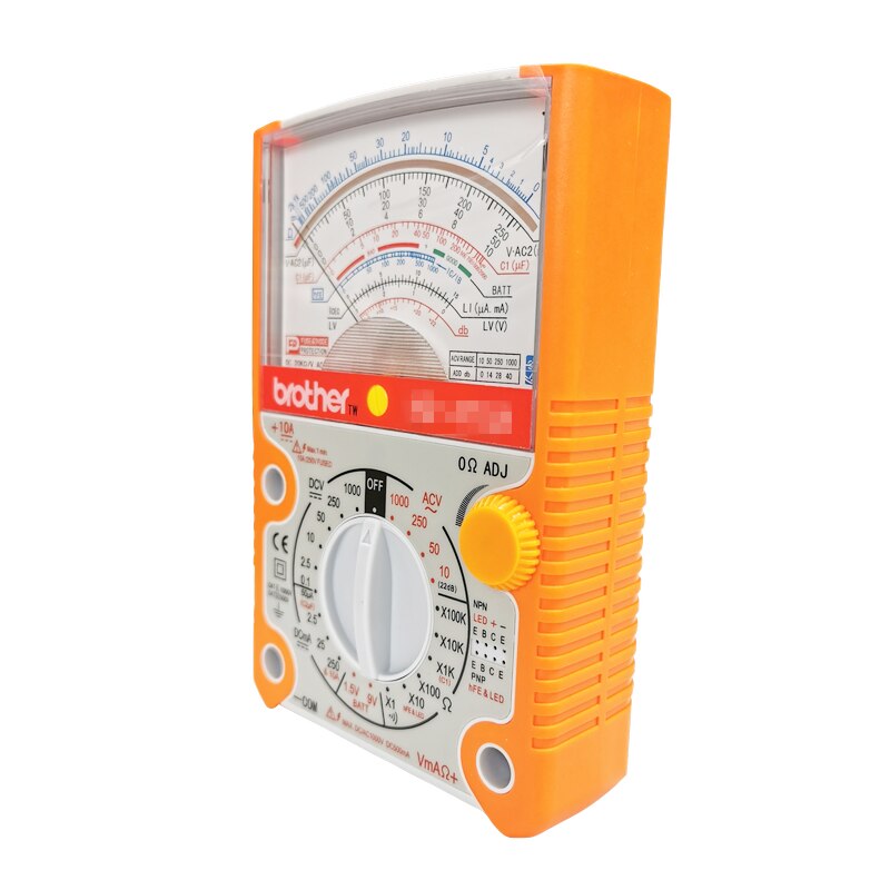 Brother HD-470A/390A/390C/390D Analog Multimeter High Precision Mechanical Electrician Home Maintenance Pointer Multimeter