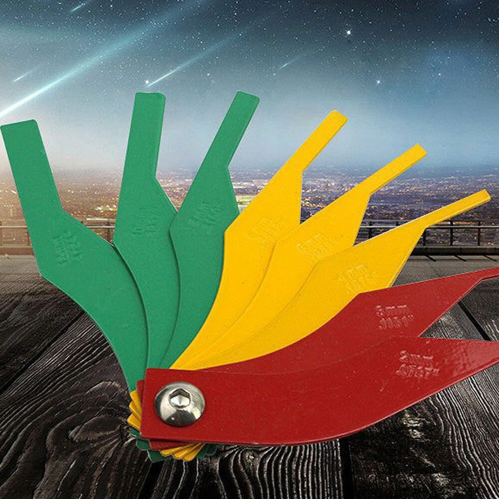 Lining Brake pad Measuring Thickness Tester Tool Scale Feeler Accessories