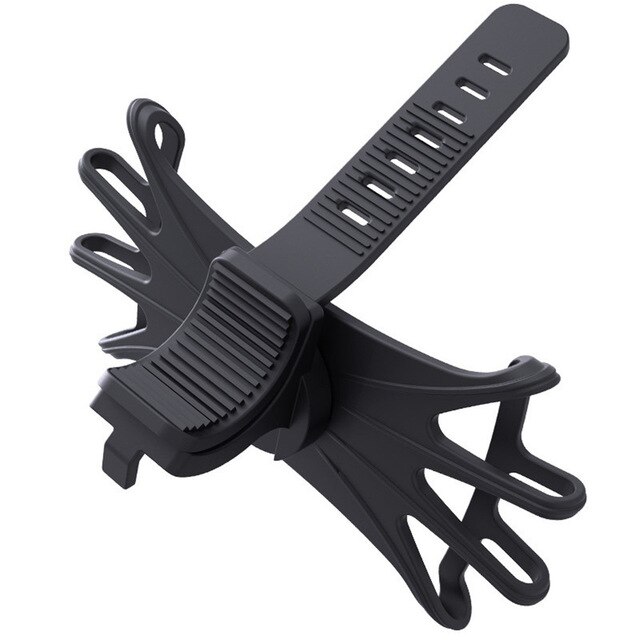 Baby Stroller Accessories Mobile Phone Holder Rack Universal 360 Rotatable Baby Pram Cart Phone Holder for iPhone Gps Device: Black