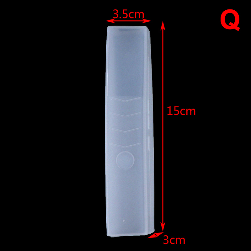 Waterdichte Siliconen Stof Bescherm Beschermende Opbergtas Draagbare Siliconen Airco Bedieningskast Tv Afstandsbediening Cover: Khaki