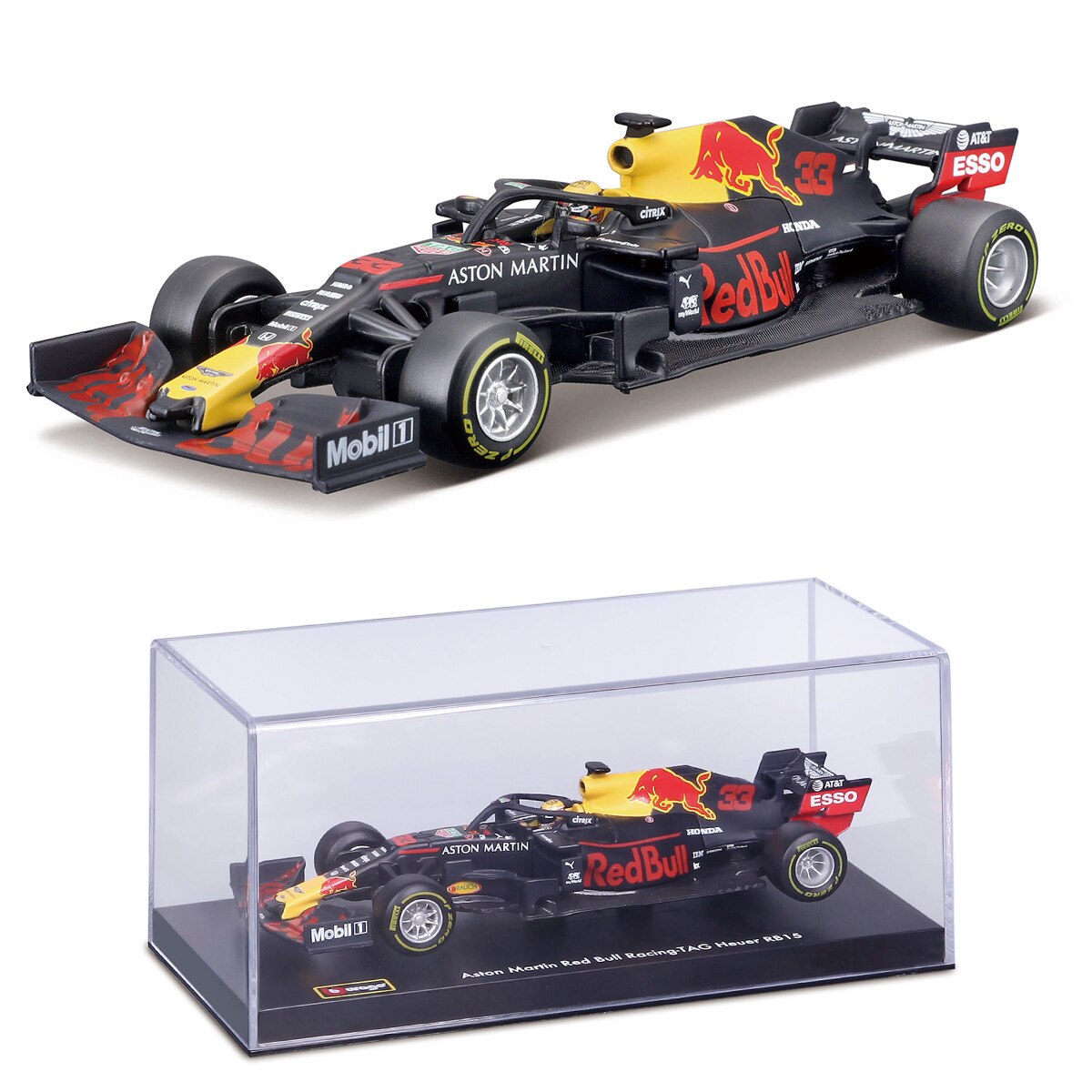 Bburago 1:43 RB15 RB16B #33 F1 Formula Car Static Die Cast Vehicles Collectible Model Racing Car Toys