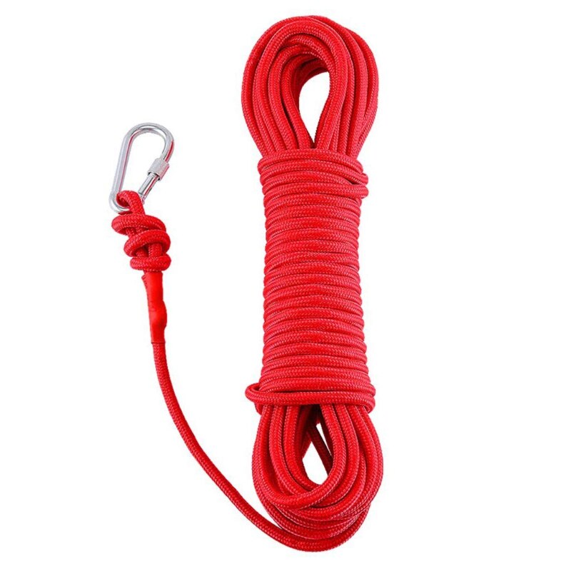 1Pc Nylon Touw Met Metalen Haak Flagline Touw Goed Voor Tie Pull Swing Klim