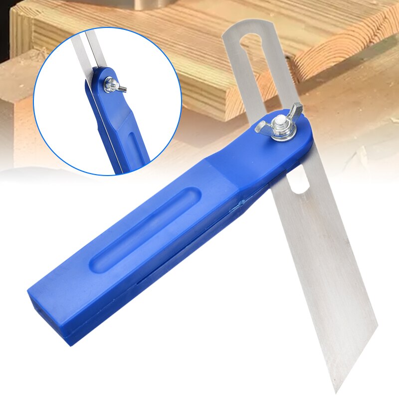 1PC 8" Adjustable Sliding Bevel Carpenters Bevel Gauge Accurate Angle Ruler For Wood Marking Measuring Tool
