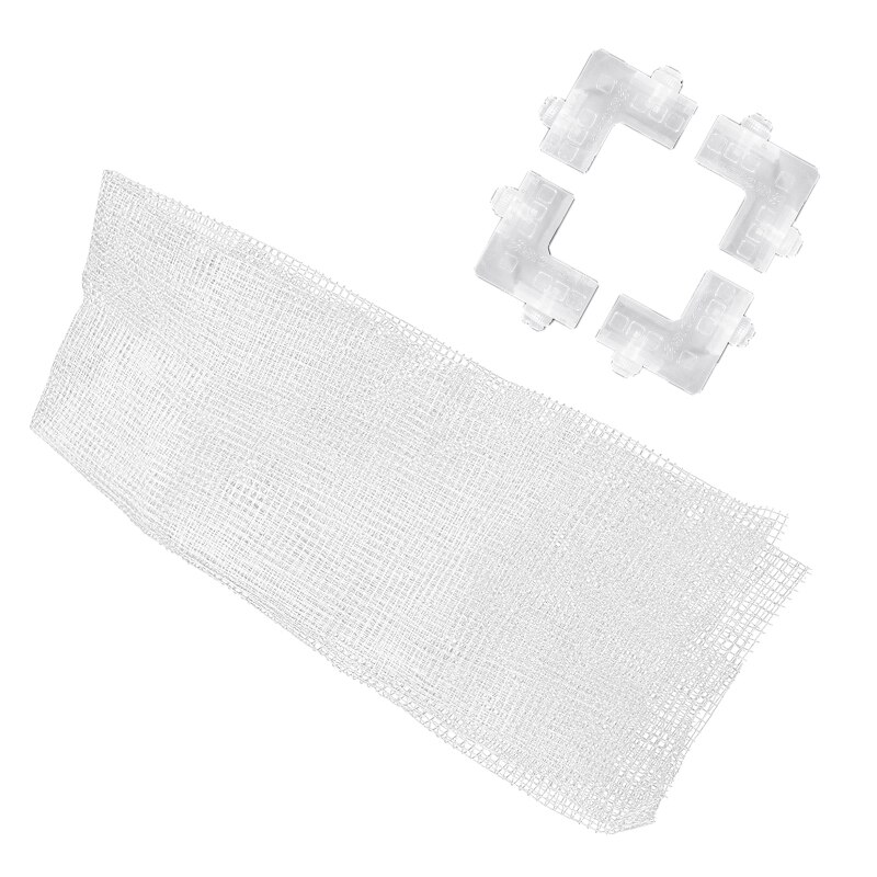 Pantalla de acuario Invisible, cubierta transparente para pecera, red antisalto, reemplazo, bricolaje, fácil de enviar
