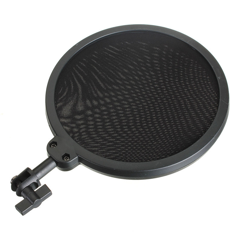 Universal Studio Condenser Microphone Mic Shock Mount with Articulating Head Telescoping height Microphone Holder Stand Bracket