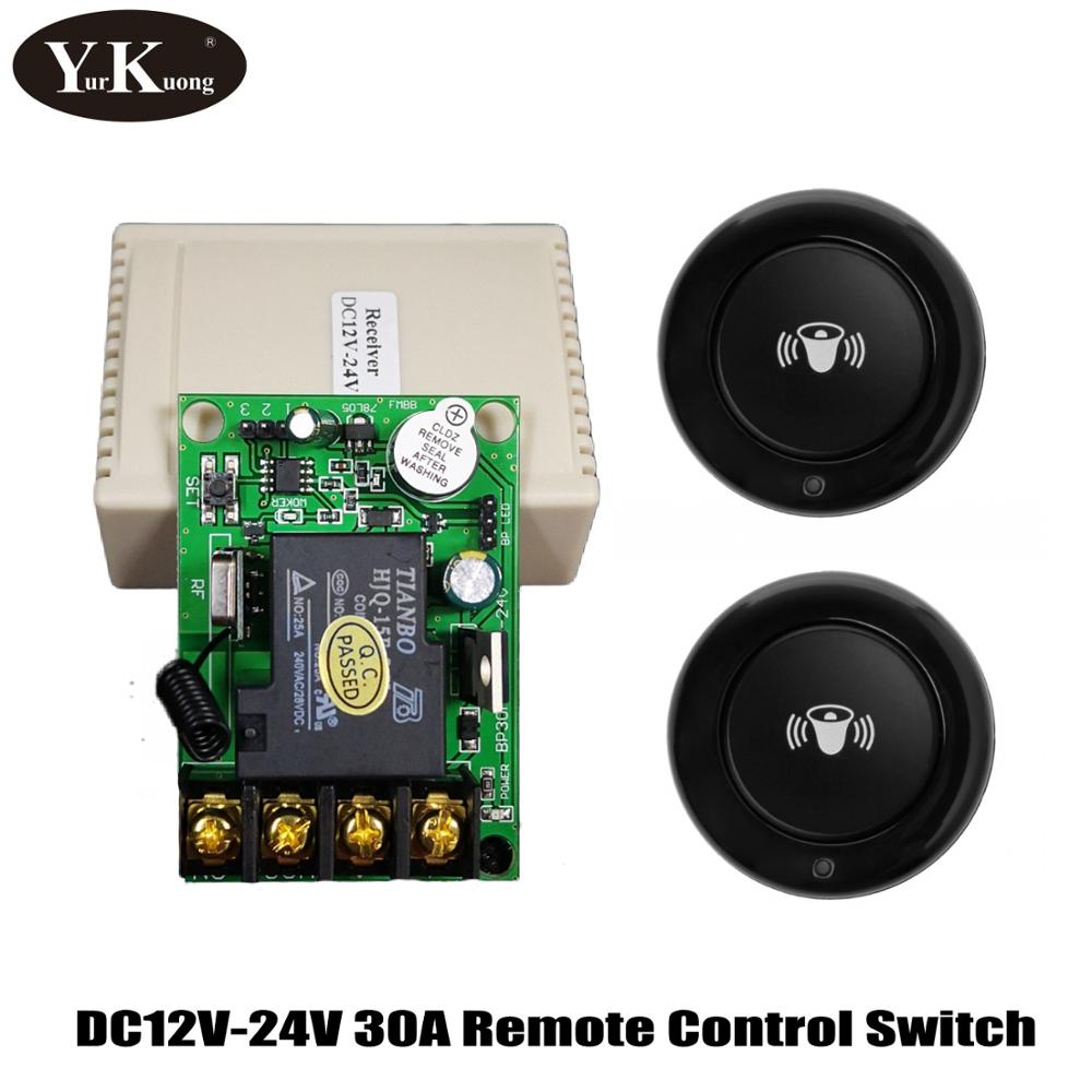 High-power Remote Control Switch DC 12V 24V 30A Motor Waterpump Electrical appliances Wireless Remote Control Switches 315 433