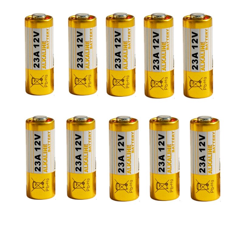 10Pcs 23A 12V Droge Alkaline Batterij 23AE 21/23 A23 23GA MN21 Voor Deurbel, Auto Alarm, walkman, Auto Afstandsbediening Etc