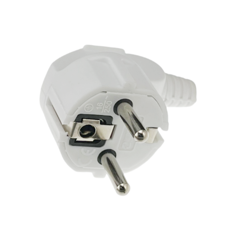 Prise Schuko ue 4.8mm mâle, prises de remplacement rechargeables 250V 16A IP44, prise électrique pour câble d'extension d'alimentation, 3 pièces