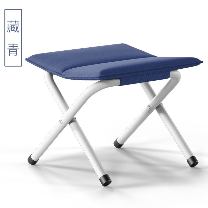 15% x12 4 ben stærk stol sæde folde camping skammel bærbar vandreture fiskeri bbq farver tilgængelige: Himmelblå