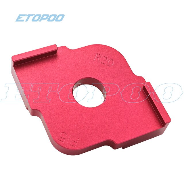 3 pièces/ensemble outils de travail du bois Machine de gravure gabarit d'angle arrondi Rplate règle de fraisage du bois R5 R10 R15 R20 R25 R30 T10 T20: 1pcs R15-R20