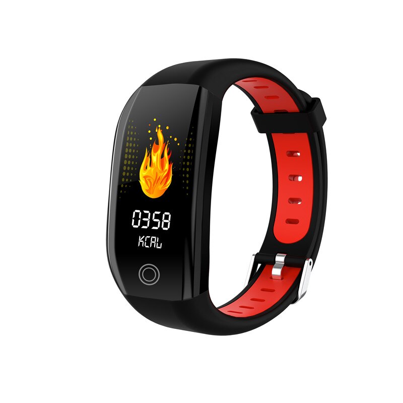 F21 smart armbånd gps fitness aktivitet tracker 1.14 "sport vandtæt blodtryksur sove monitor bånd armbånd