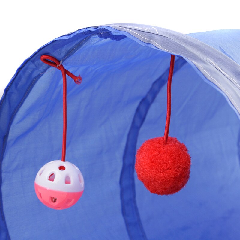 Pet Tunnel Game Cat Color Camouflage Tunnel Funny Cat Long Tunnel Kitten Play Toy Foldable Big Cat Toys Game Tunnel 50x25cm