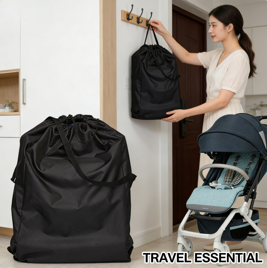 2026 Grote kinderwagen opbergtas Stofkap Universele reistas voor kinderwagens Luchthaven Check-in accessoire