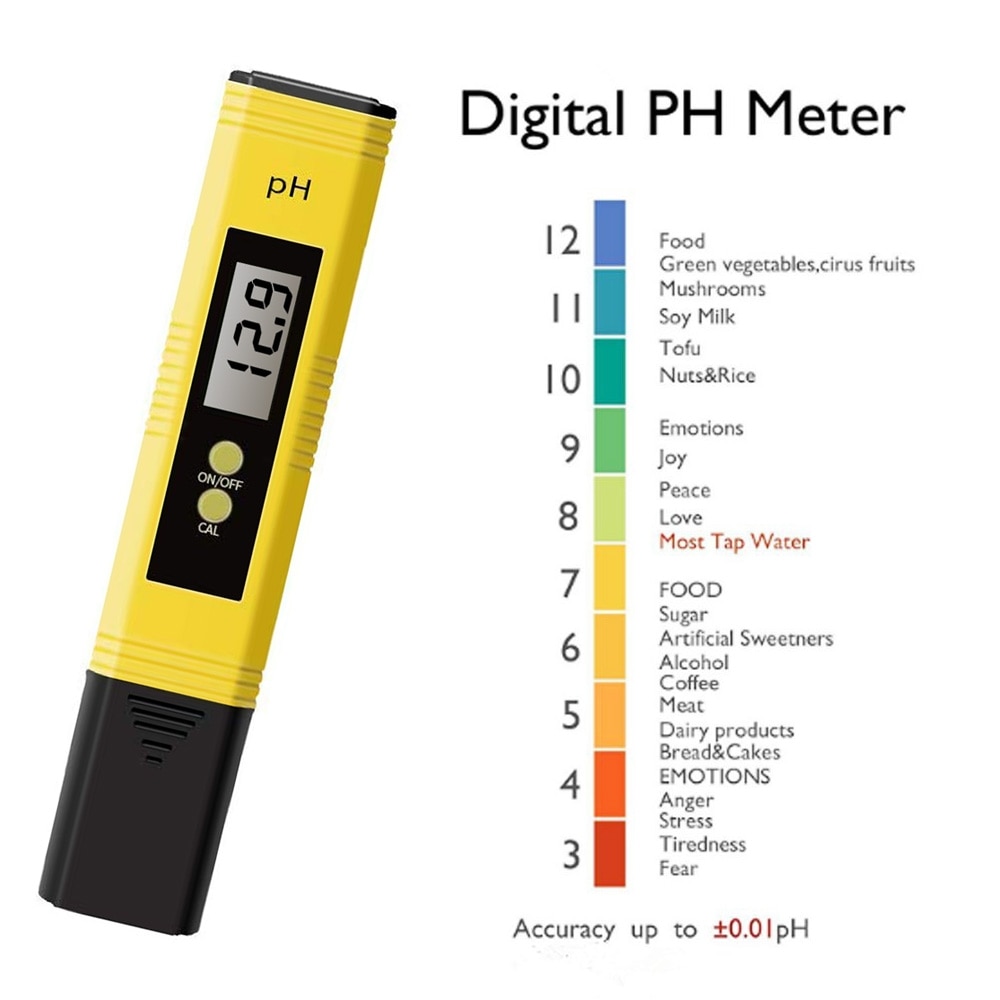 Ph Meter Test Pen Lcd Digitale Display Pen Water Ph Test Pen Tester Multi-Milieuvriendelijk Toepasselijk Test Pen ph Monitor