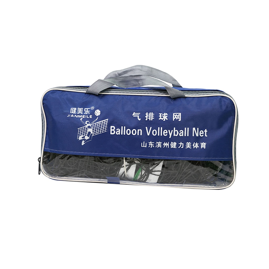 Portable Volleyball Net Indoor Outdoor Beach Volleyball Training Practise PE Net with Storage Bag