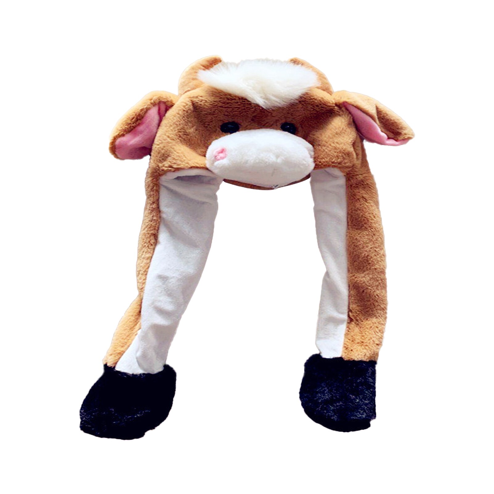 Air-Bag Cap Zachte Pluche Speelgoed Pp Katoen Koe Oor Moving Springen Hoeden Voor Party Koe Oor Moving Springen hoeden Voor Party