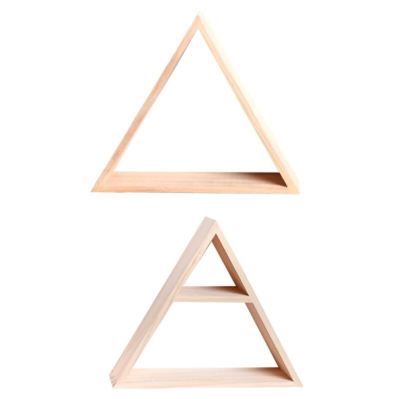 Rustic Style Storage Rack Woooden Handmade DIY Commodity Shelf Storage Rack Decoration