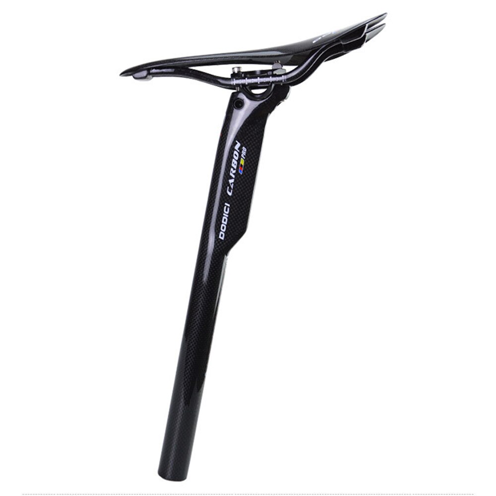 Aero fibre de carbone vélo tiges de selle 3k Golss route vélo siège tube 27.2/30.8/31.6*400mm vtt VTT pièces de cyclisme tube de selle